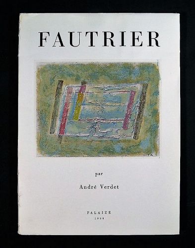 Rare Jean Fautrier's Portfolio Book 1958, 20 works.